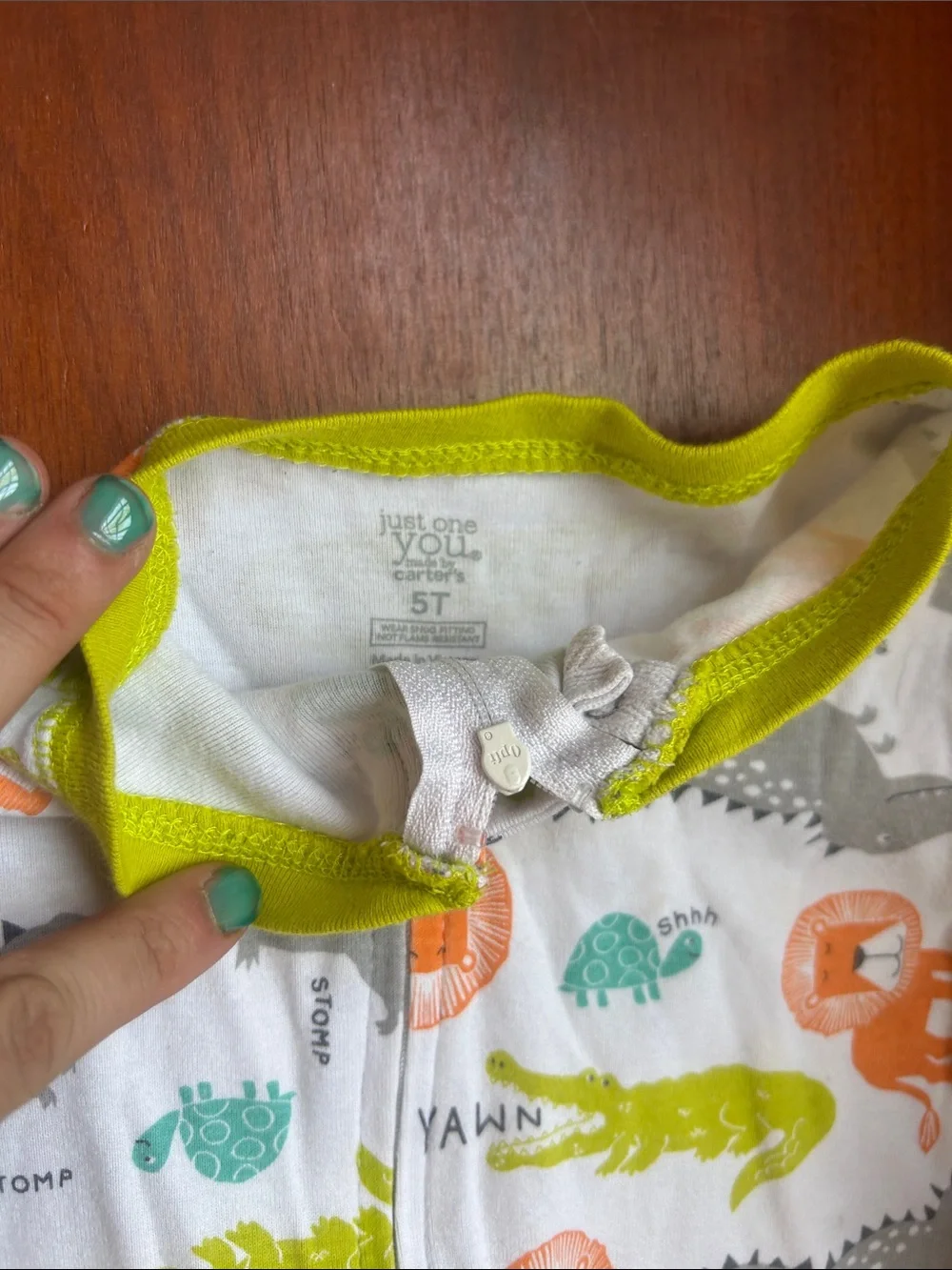 Carters 5T onesie pjs